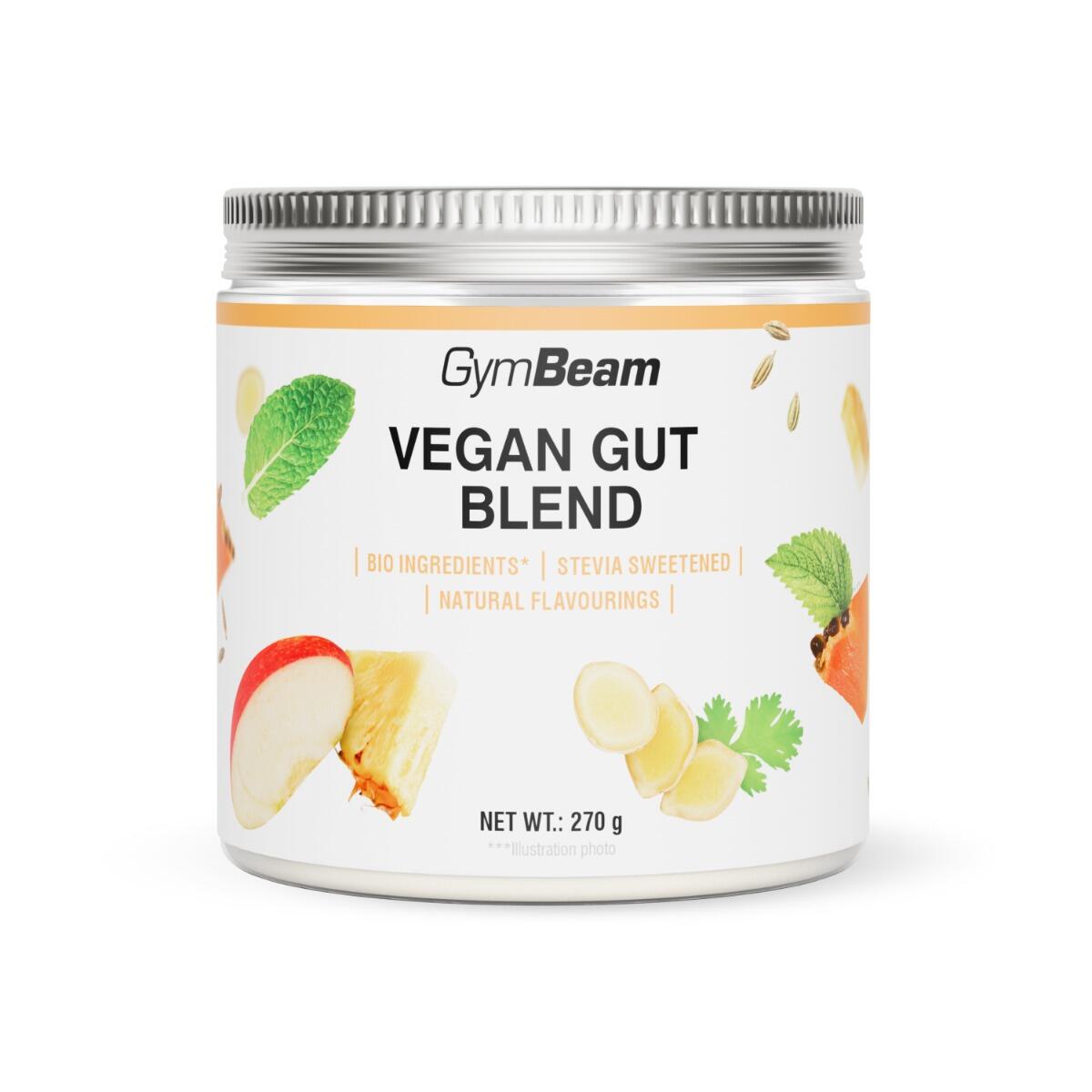 GYMBEAM Probiotika Vegan Gut Blend prášek veganský 270 g