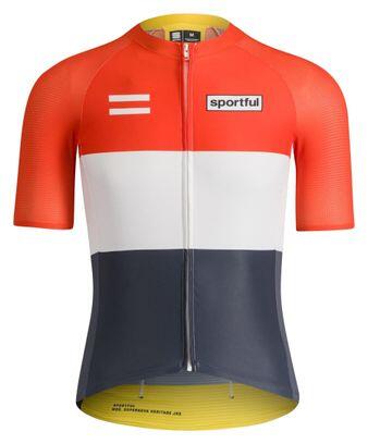 Maillot Manches Courtes Homme Sportful Supernova Heritage Bleu//Rouge/Jaune