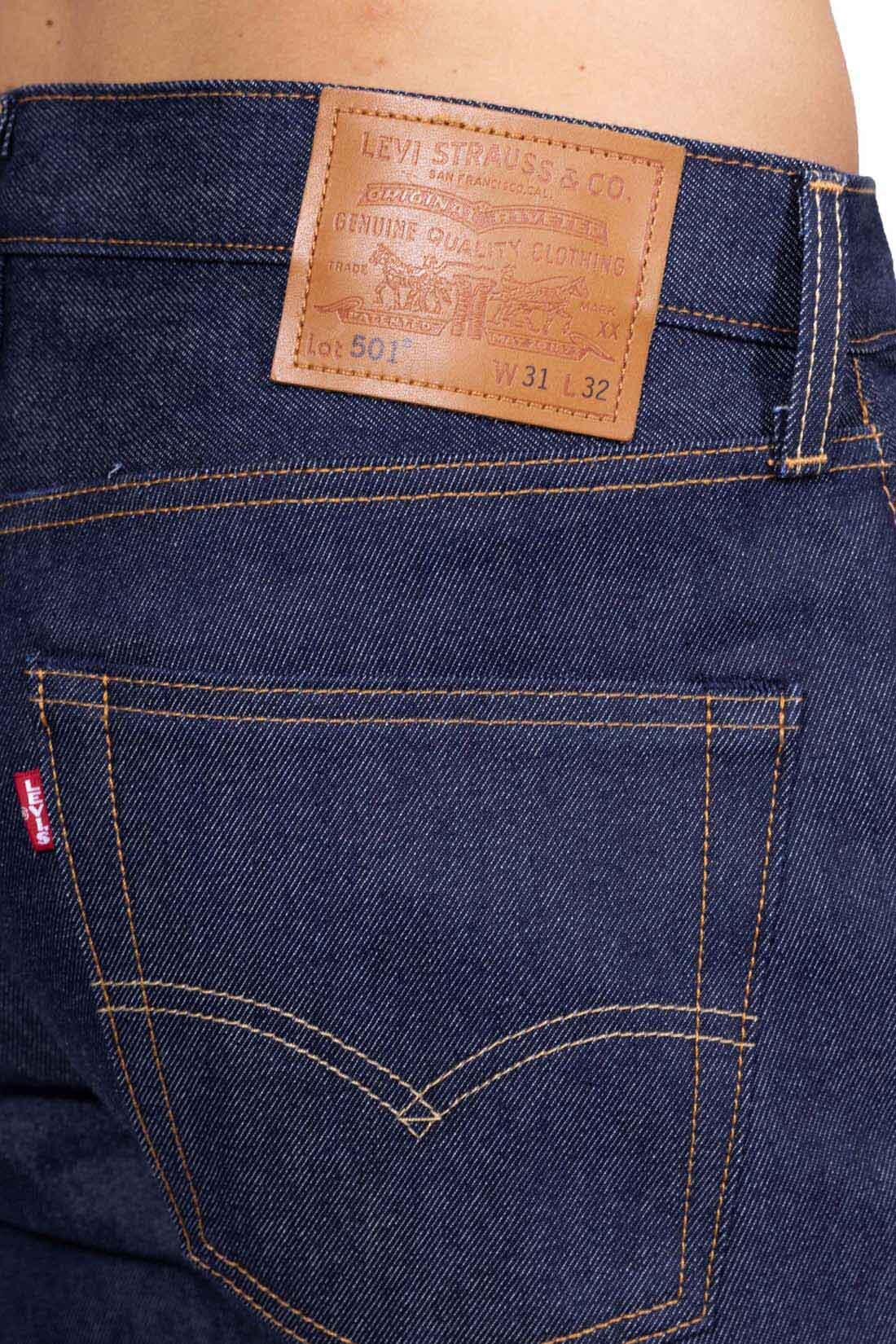 Jeans - Uomo - Regular selvedge - 501® Original - blu 4/6