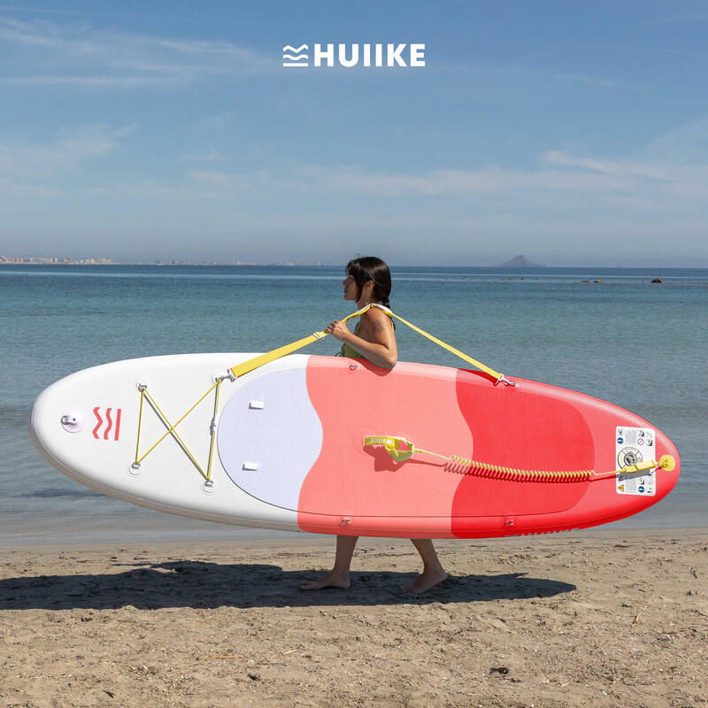 Tavola Sup Gonfiabile Adulti 10’ con Accessori Inclusi, fino a 130 kg, Rossa 4/7
