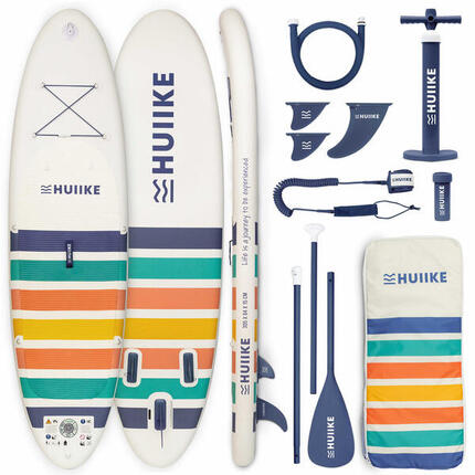 Paddle Gonflable Adulte 10’ avec Accessoires Inclus, jusqu’à 130 kg, Blanc