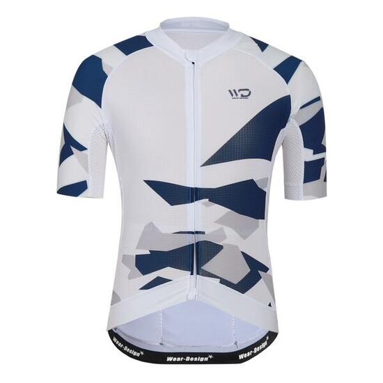 Maglia da ciclismo CAMO Bianco/blu