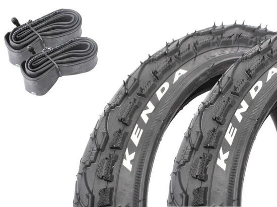 Fahrradreifen SET KENDA Khan Reifen KHE 12,5 Zoll x 2,25 Zoll + Schlauch AV