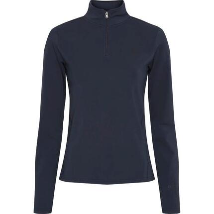 Reittrikot mit langen Ärmeln 1/2 Zip, Damen Equipage Kolyma