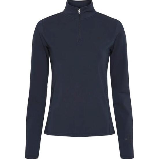 Reittrikot mit langen Ärmeln 1/2 Zip, Damen Equipage Kolyma