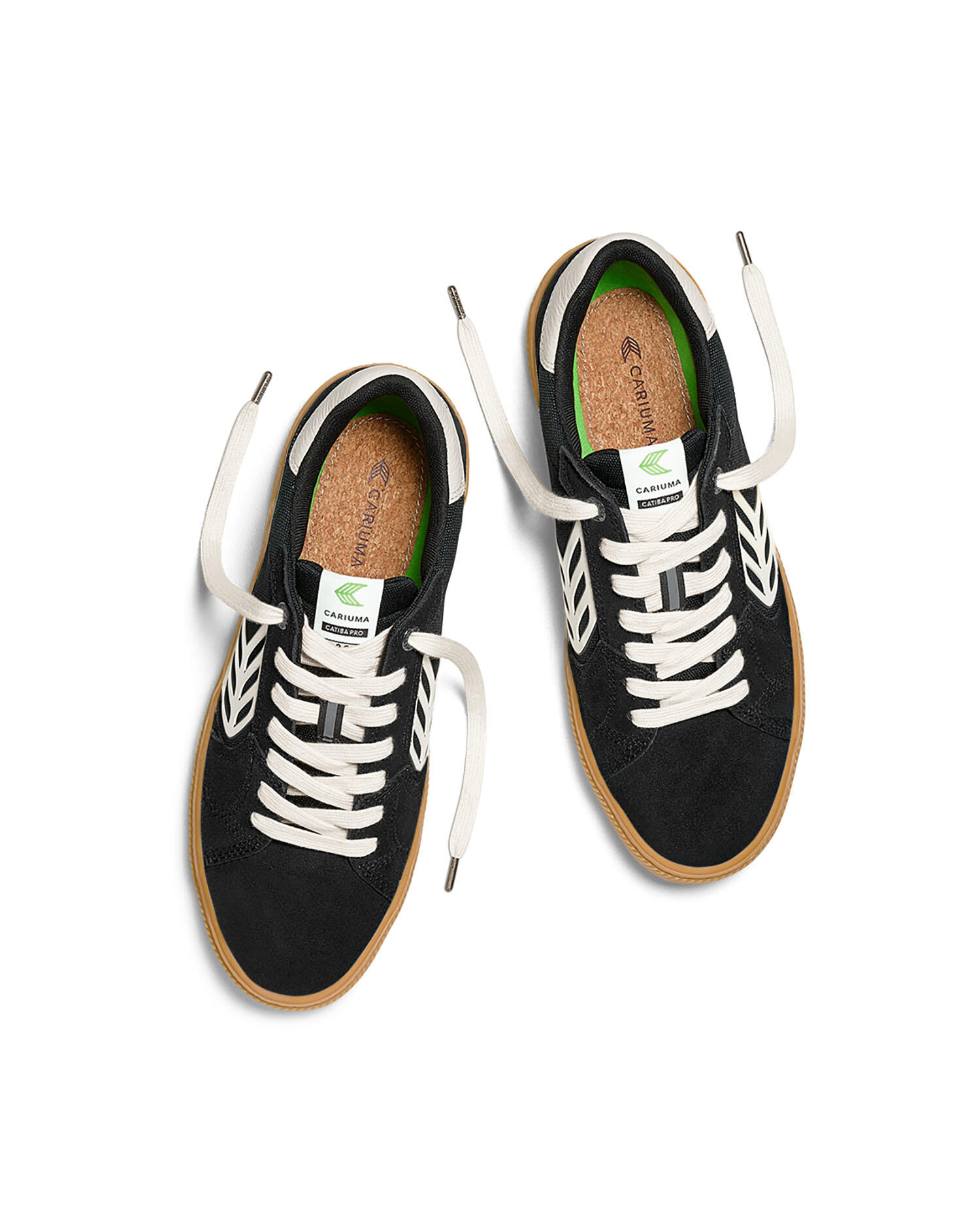 Buty męskie Cariuma CATIBA PRO 2.0 GUM BLACK SUEDE AND CORDURA IVORY 4/5