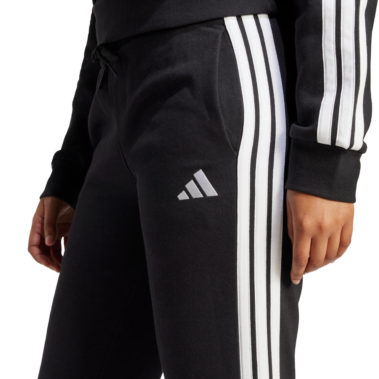 Calças adidas Essentials 3-Stripes Fleece Slim 5/6