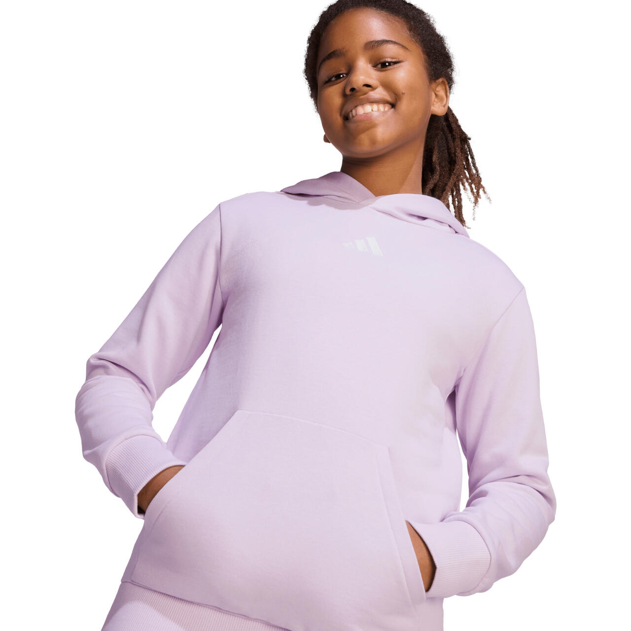 adidas Essentials Kinderhoodie paars 4/6