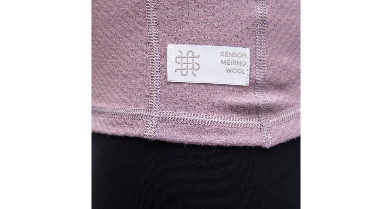 SENSOR Koszulka damska Merino DF Tee LS Wom mystic violet-M 3/4