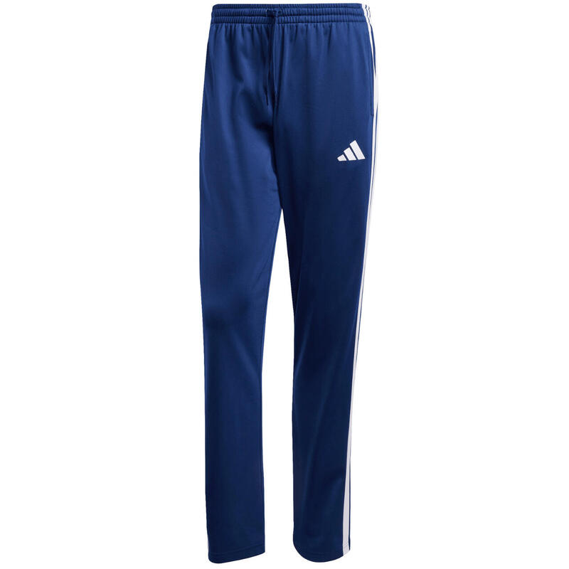 ADIDAS Pantaloni bărbați 3-Stripes Tricot Regular Fit cu șnur, albastru