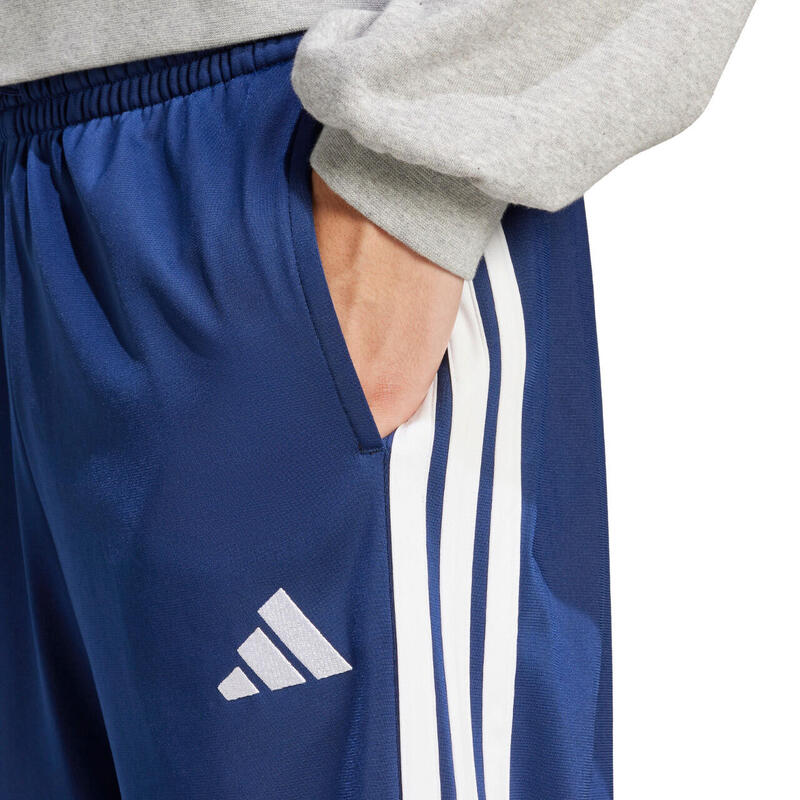 ADIDAS Pantaloni bărbați 3-Stripes Tricot Regular Fit cu șnur, albastru