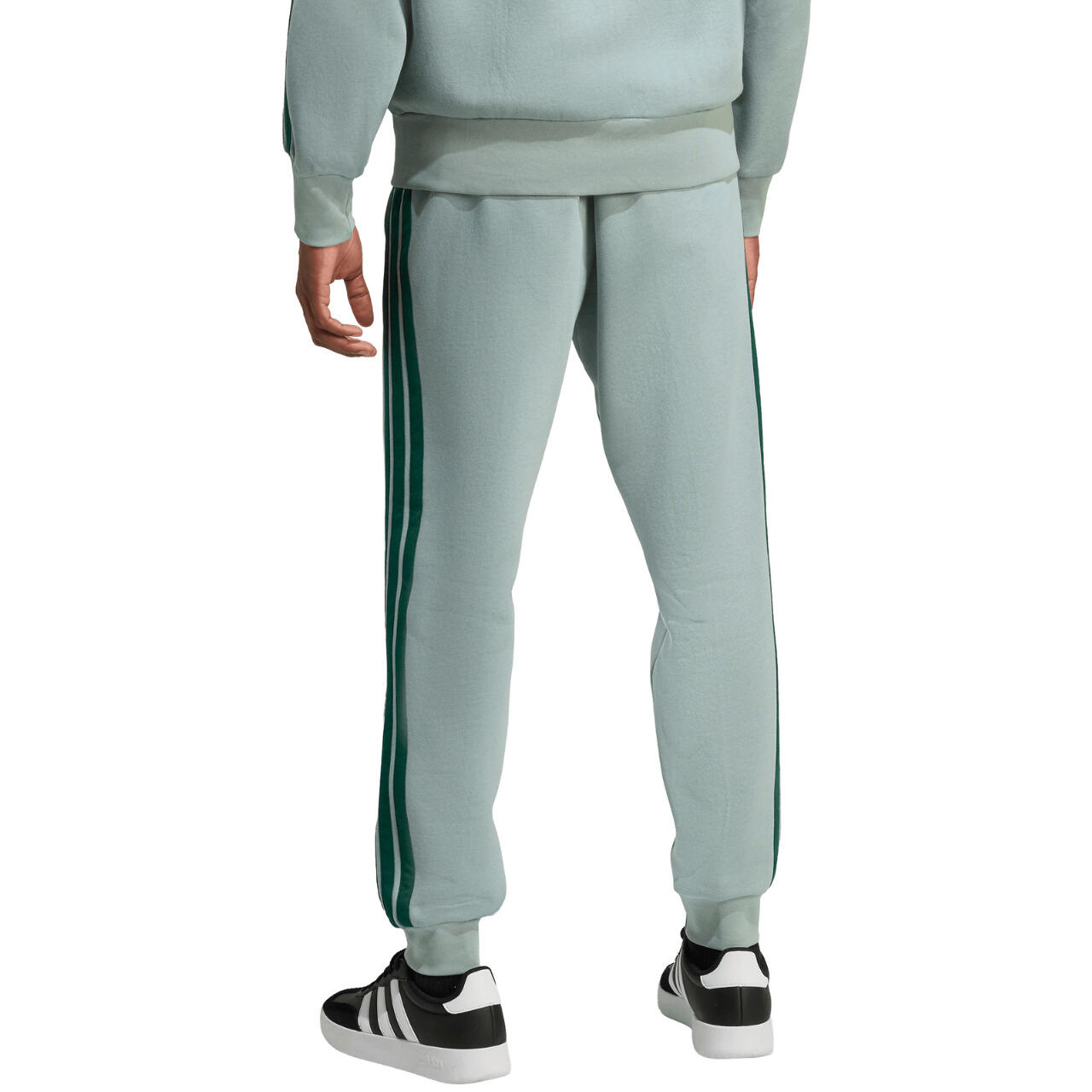 Pantalon homme adidas Essentials 3-Stripes Fleece menthe 3/6