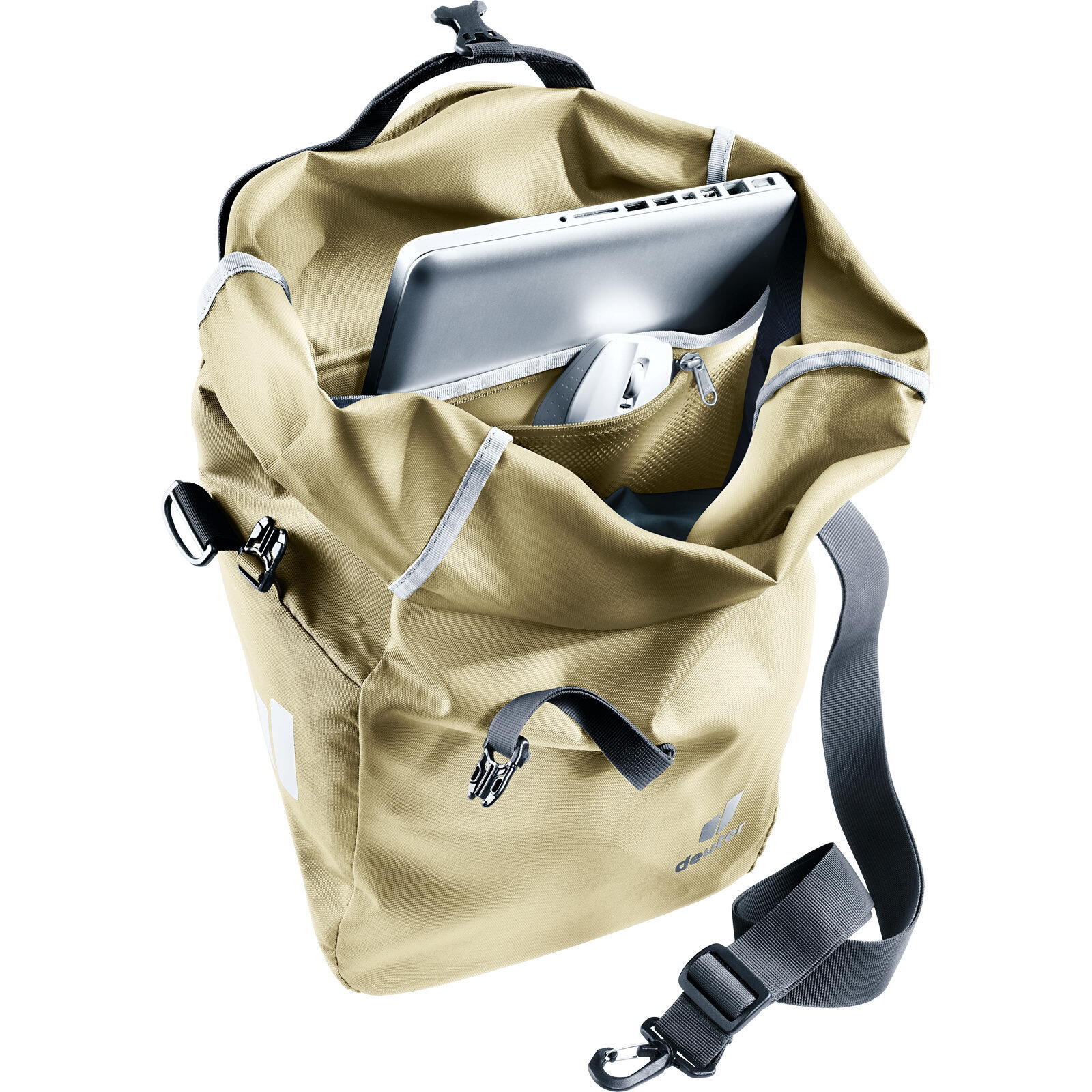 Hinterradtasche Valbona 20+5 desert 5/7