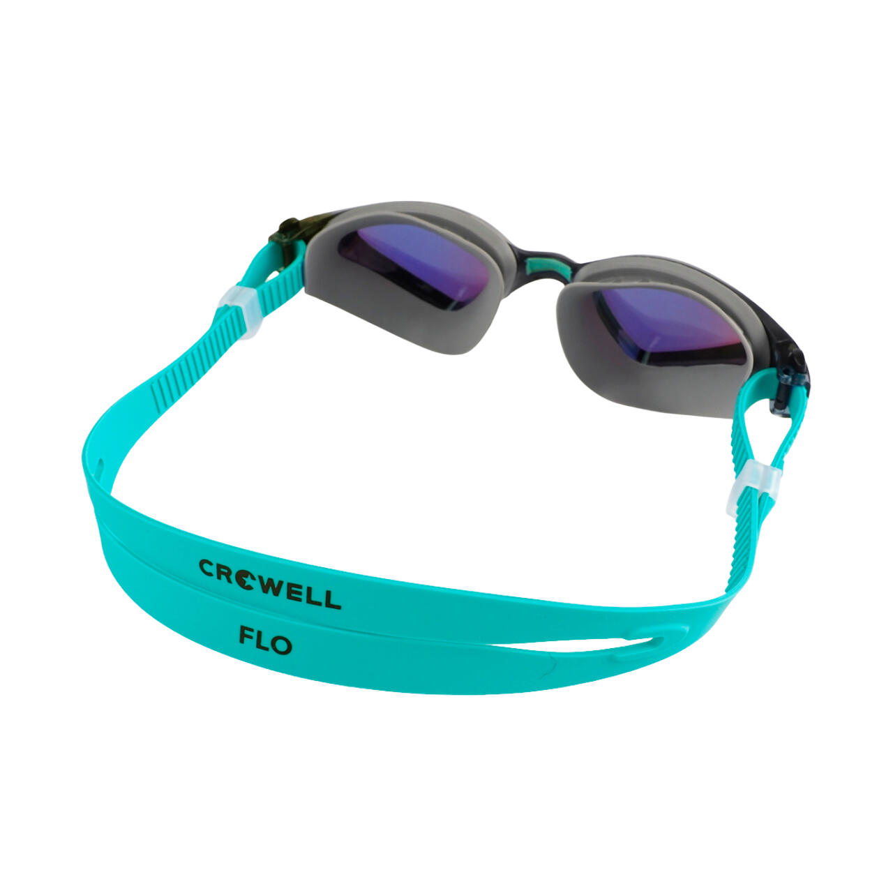 Crowell GS20 Flo Mirror Schwimmbrille grau-grün 2/5