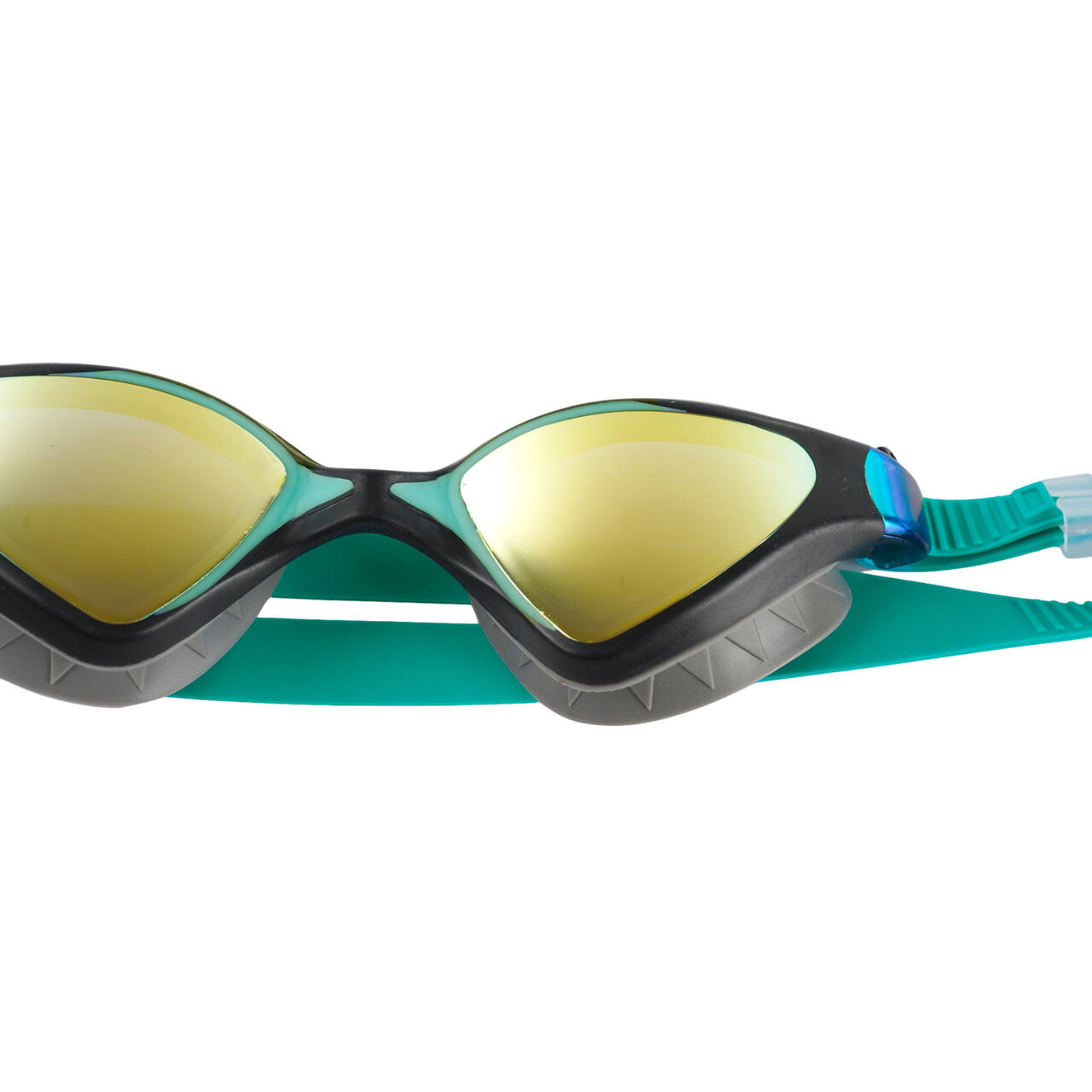 Crowell GS20 Flo Mirror Schwimmbrille grau-grün 4/5