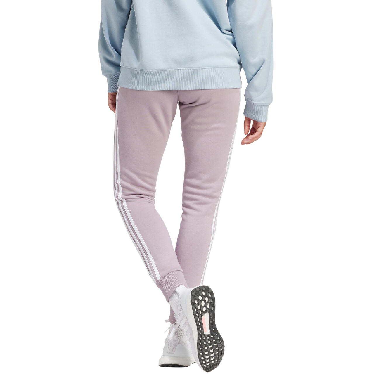 Calças mulher adidas Essentials 3-Stripes Fleece 3/5