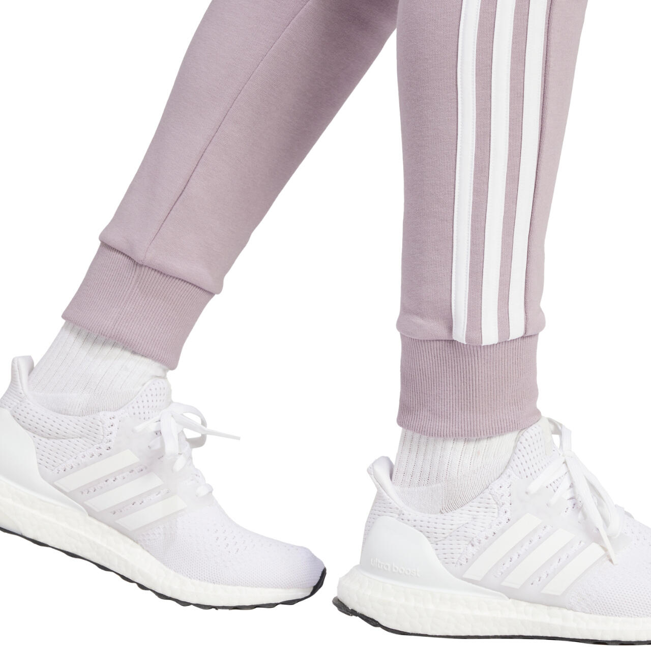 Calças mulher adidas Essentials 3-Stripes Fleece 5/5