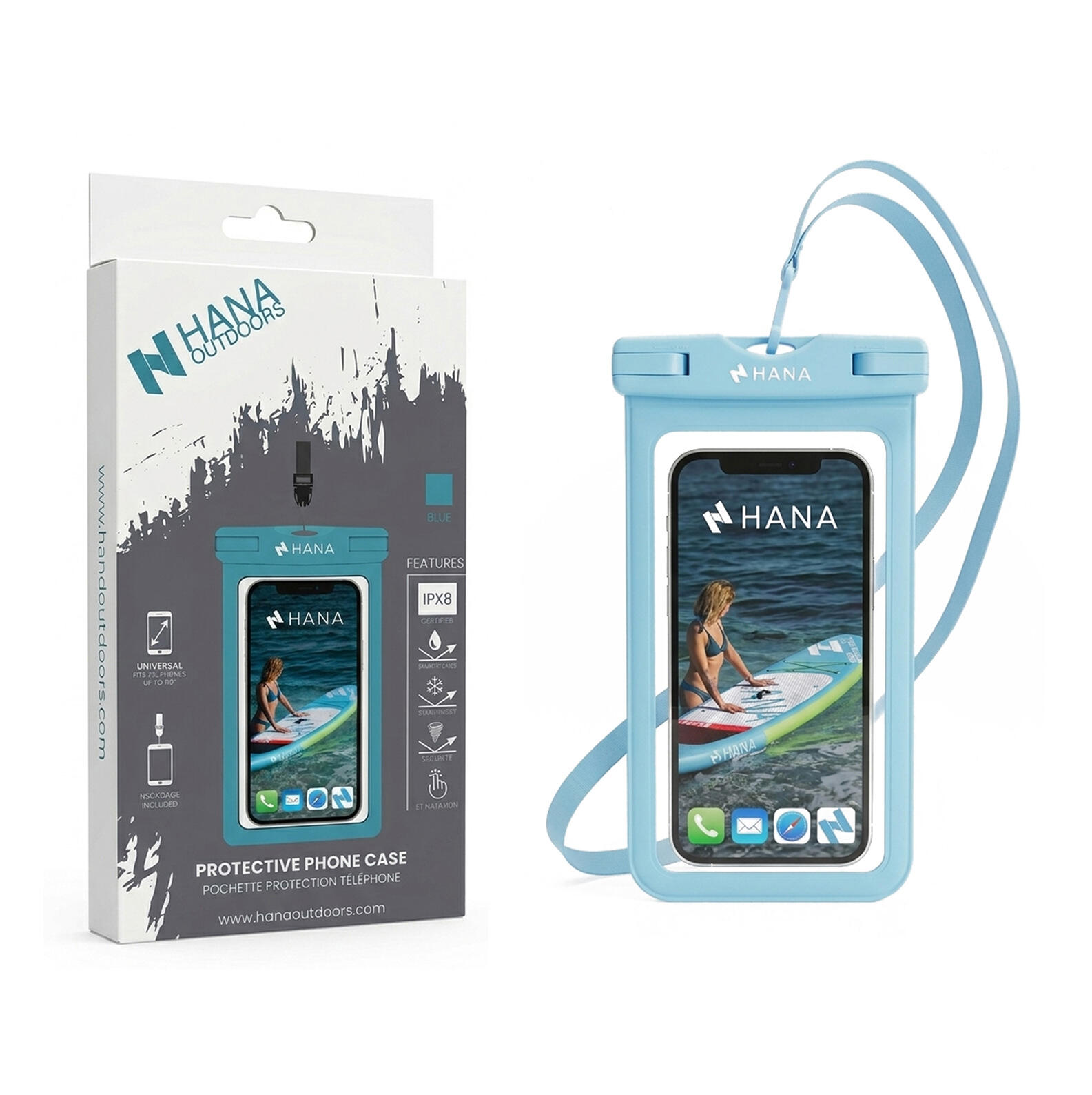 Funda protectora para teléfono móvil azul 2/6