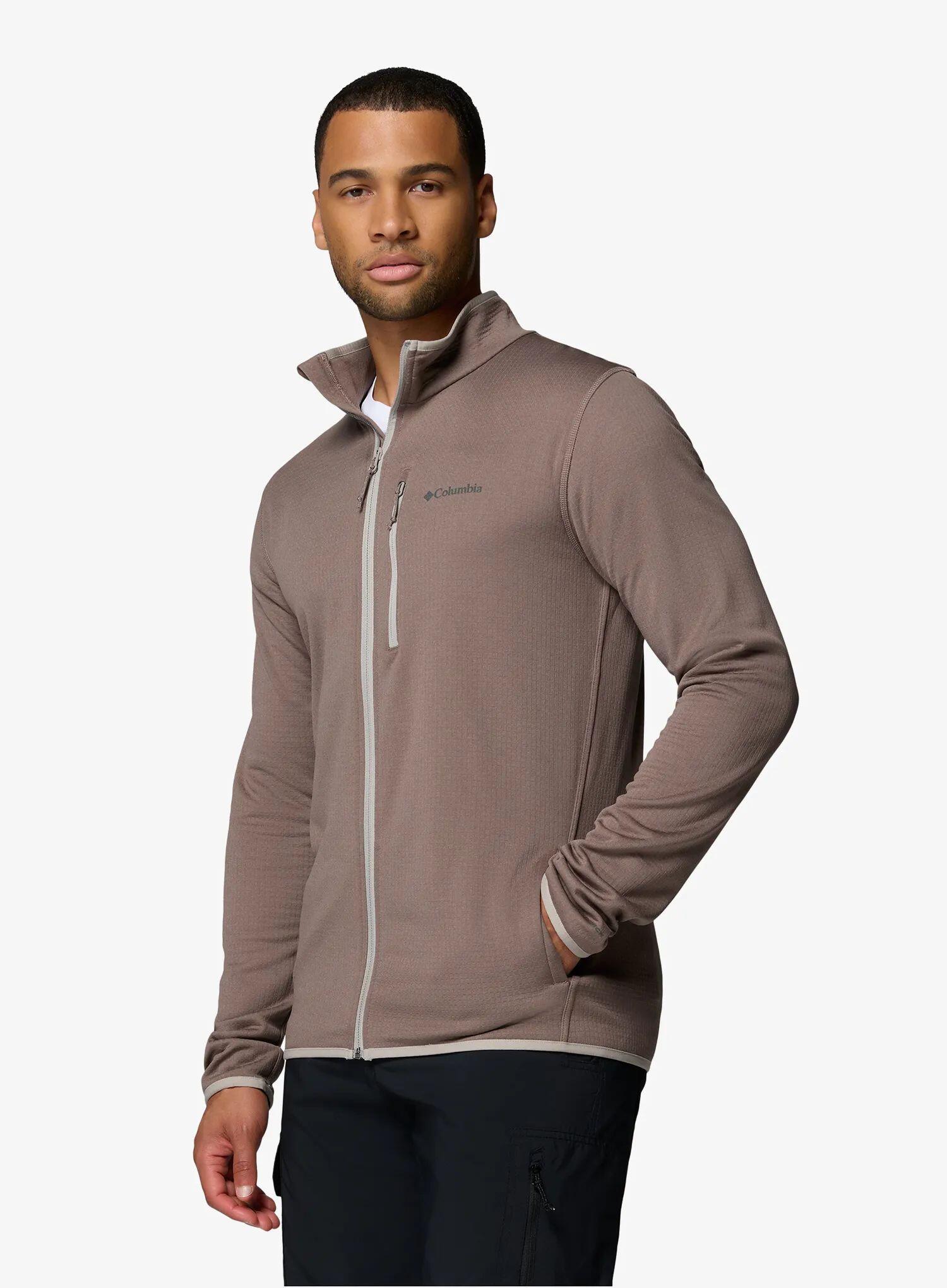 Bluza polarowa męska Columbia Essential Hike Grid Fleece Full Zip 5/7