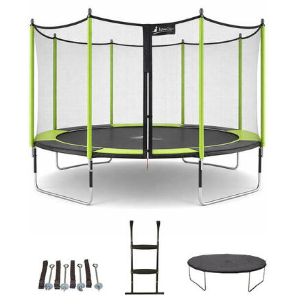 Trampoline Ø360 cm + 3 accessoires - JUMPI 360 - Garantie 5ans