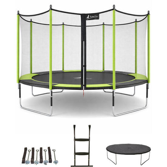 Trampoline Ø360 cm + 3 accessoires - JUMPI 360 - Garantie 5ans