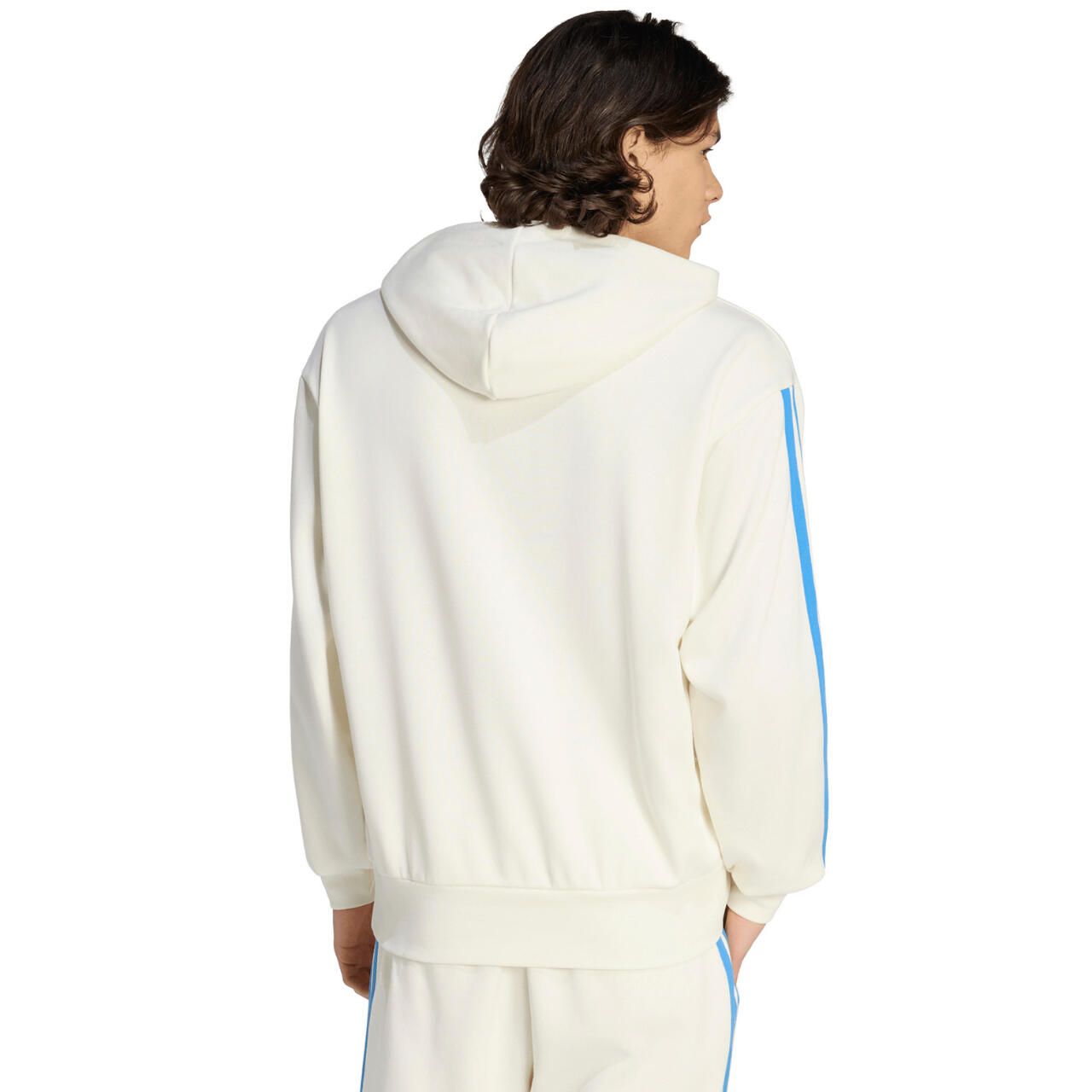 ADIDAS Felpa uomo Essentials 3-Stripes French Terry, beige 3/6