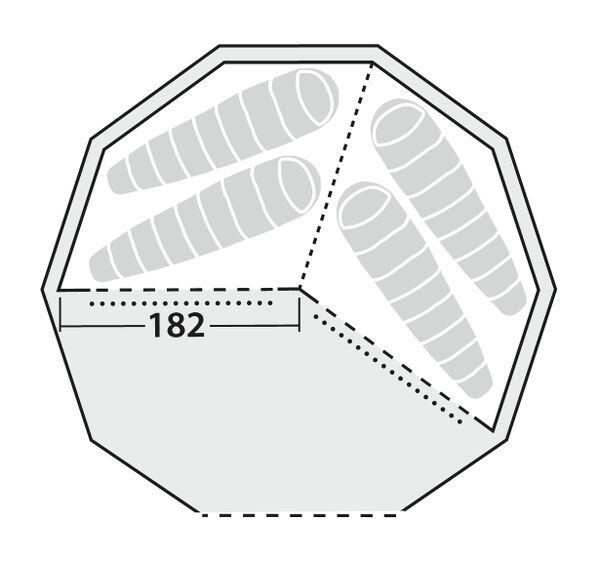 Robens Klondike Tipi - Tente intérieure Noir 3/6
