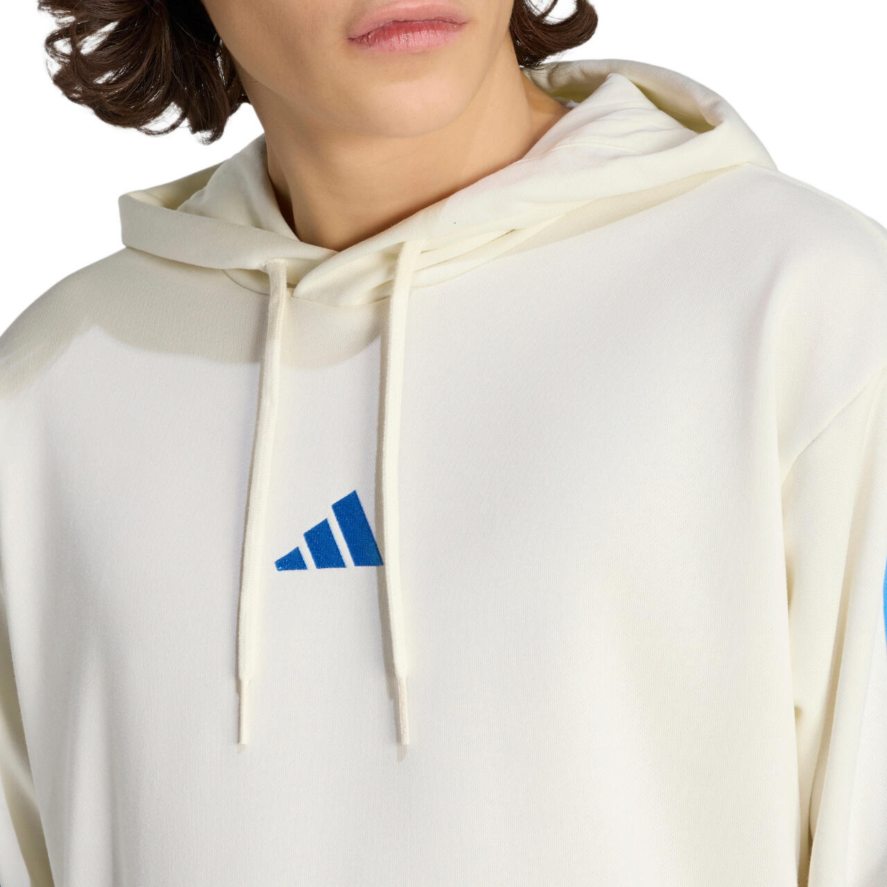 ADIDAS Felpa uomo Essentials 3-Stripes French Terry, beige 4/6