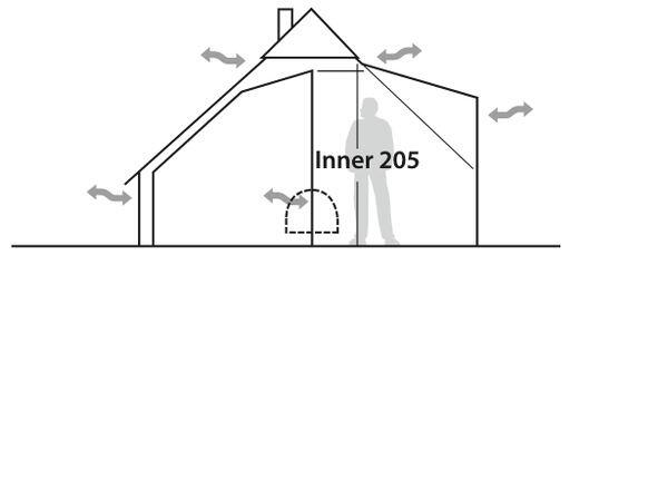 Robens Klondike Tipi - Tente intérieure Noir 2/6