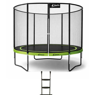 Trampolino da giardino Ø 300cm con sicurezza e scaletta - PUNCHI 300