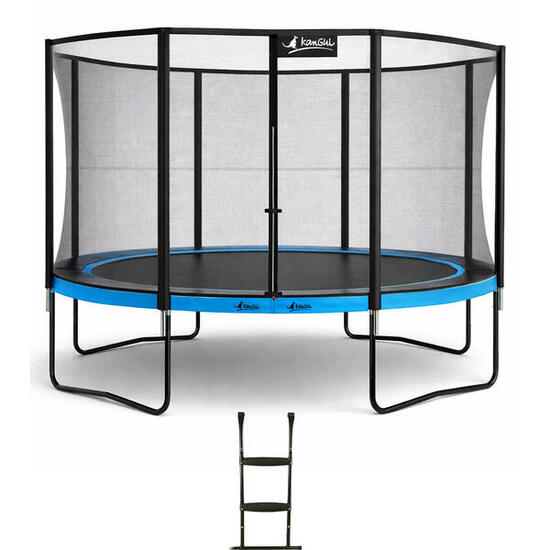 Trampoline Ø360 cm + échelle - PUNCHI 360 - Garantie 5ans