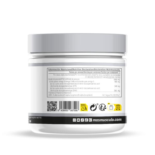 Oméga 3 1000mg - 200 softgels de MASmusculo 3/6