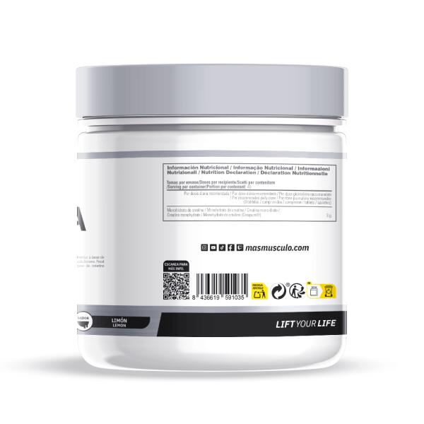 Creatine creapure 3g - 120 chewable tablets Citron de MASmusculo 3/6