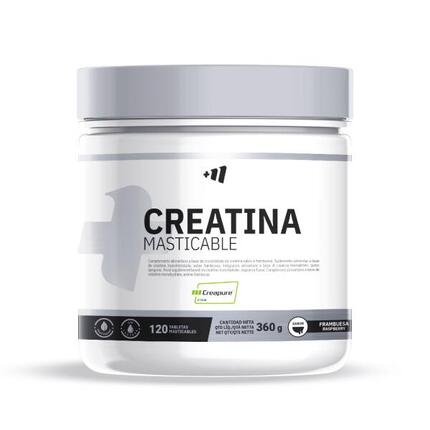 Kreatin Monohydrat (Creapure®) - 120 Kautabletten Himbeere MASmusculo