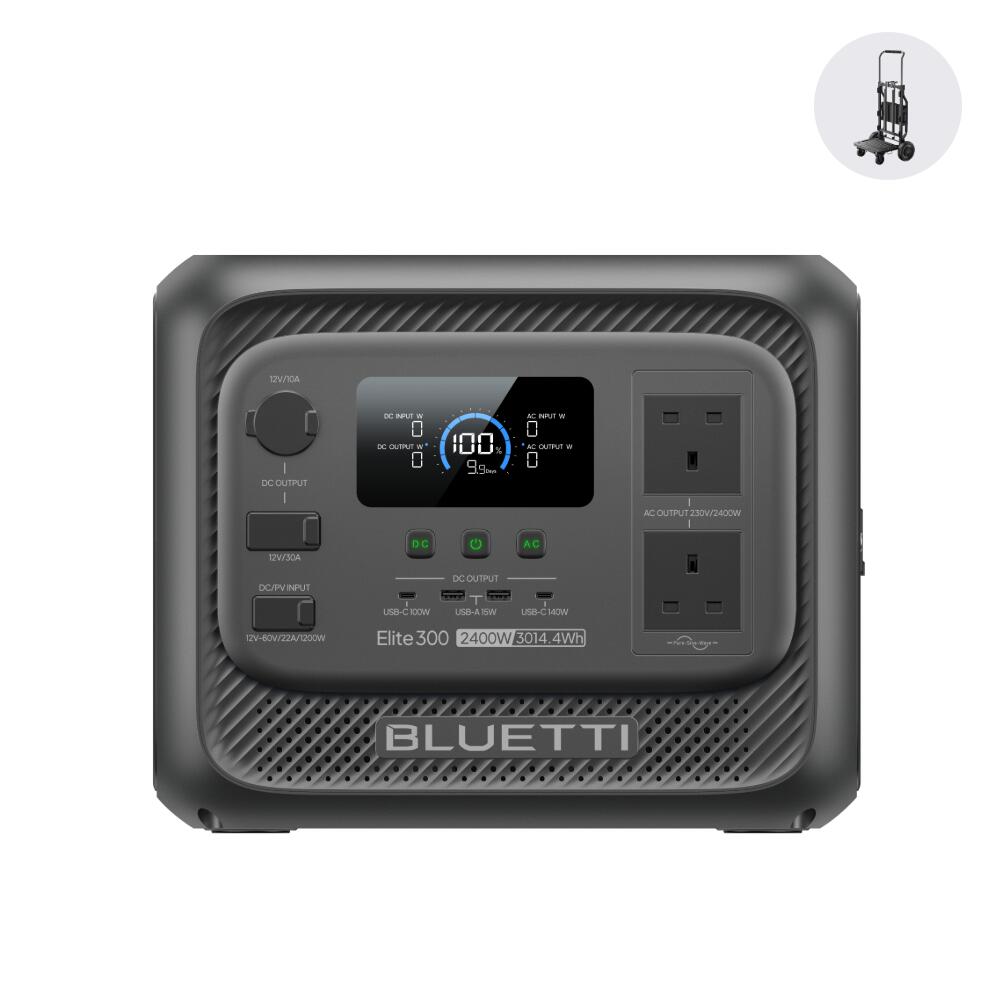Elite 300 3014Wh/2400W Portable Power Station for RV Trips and Home Backup