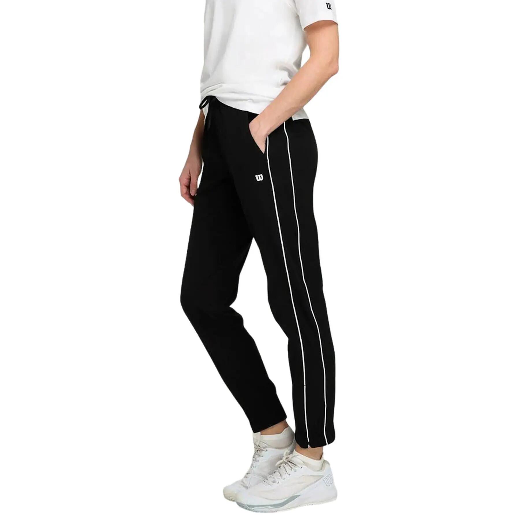 TEAM WARM-UP HOSE SCHWARZ DAMEN 4/4