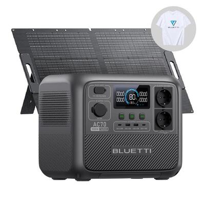 Ac70 energiecentrale 768wh met 100w paneel voor camping en camperreizen