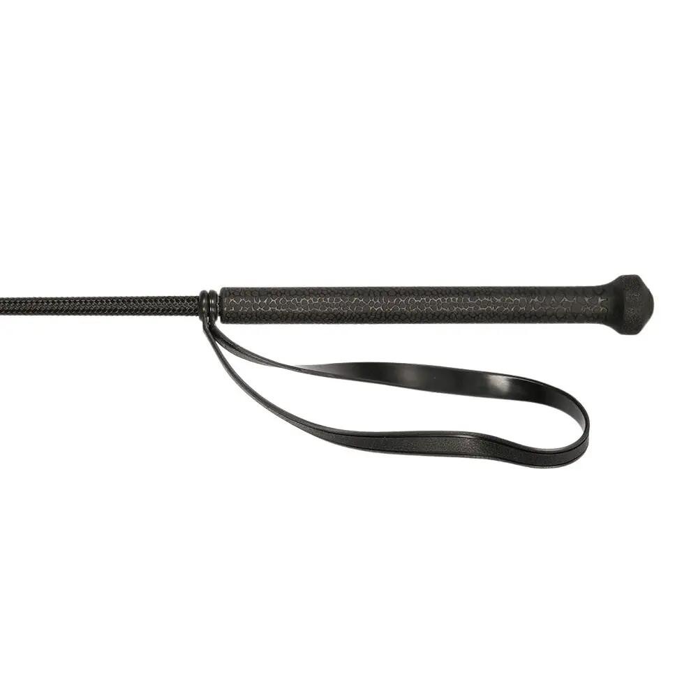 Cravache pour cheval Harry's Horse Dressuurzweep rubber handvat 3/4