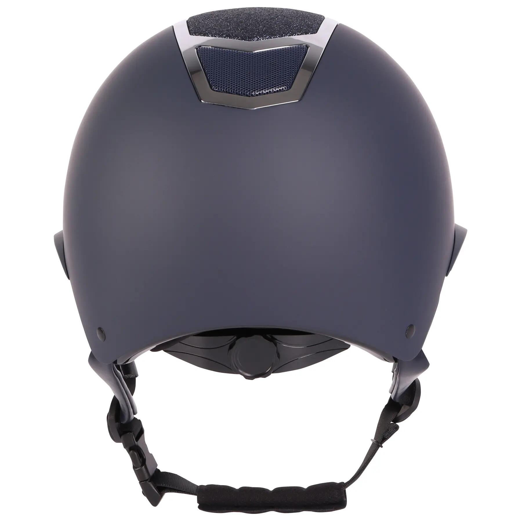 Harry's Horse Paardrijcap Mont Blanc Sparkle - Navy / Zilver 5/6
