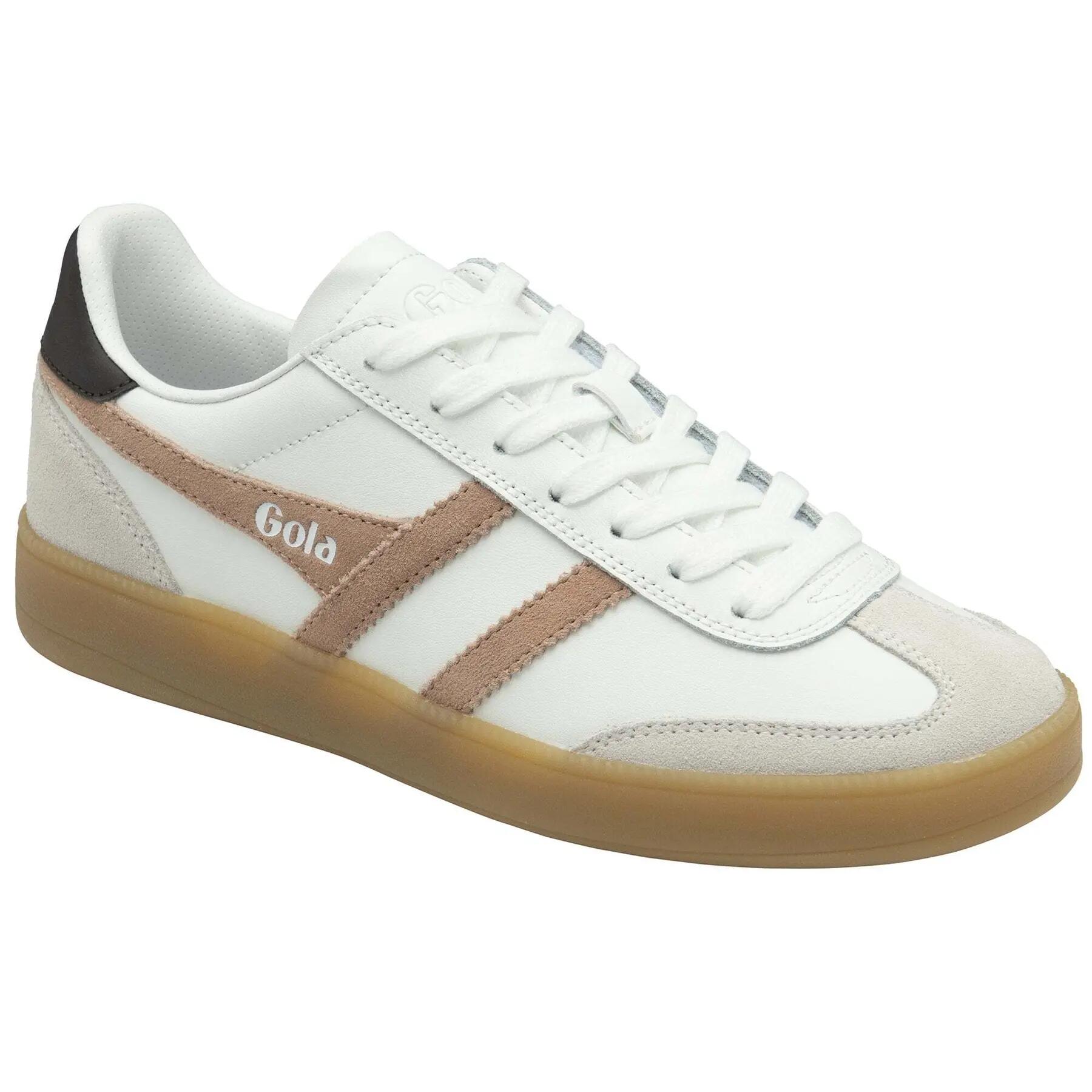 Sapatilhas de mulheres Gola Viper Leather Trainer 2/5