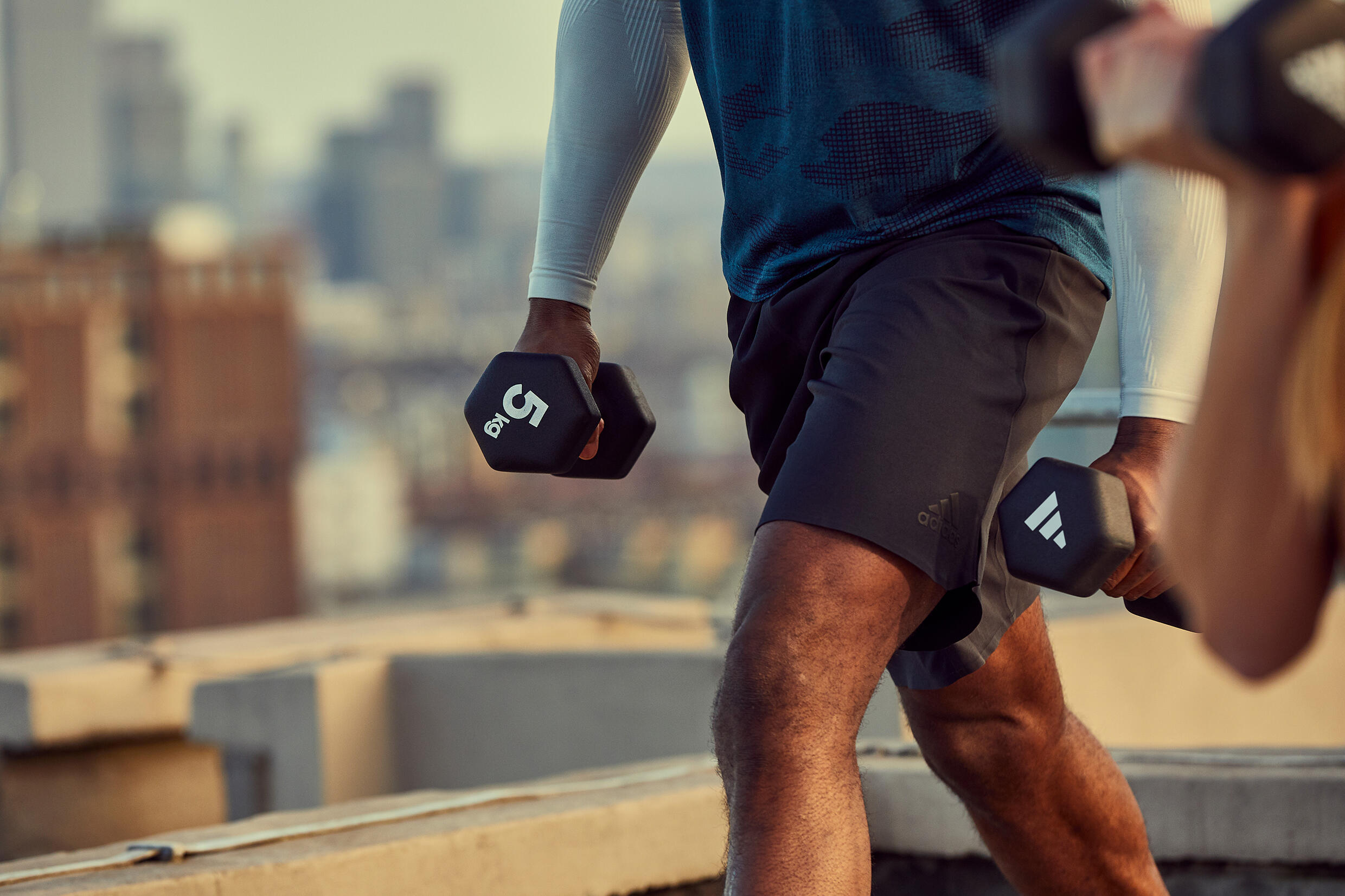 Adidas Dumbbells Pesas 5kg (par) 7/7