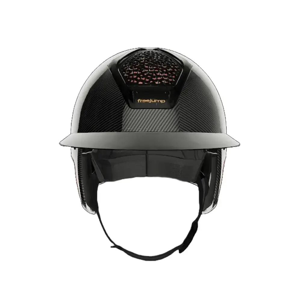 Casco de equitación con protecciones temporales FreeJump Voronoï Carbon Custom G 2/4