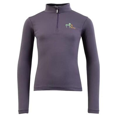Kinder t-shirt met lange mouwen en rits br equitation mini horse