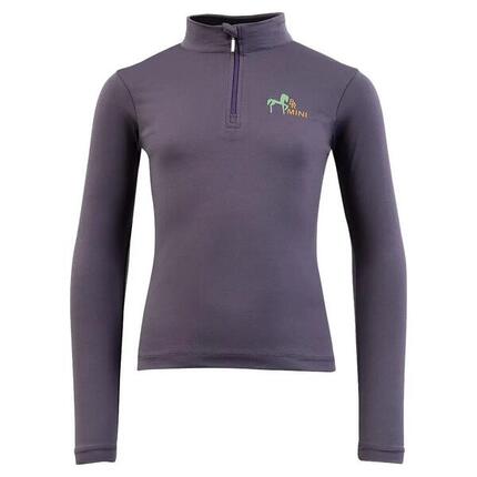 T-shirt manches longues zippée enfant BR Equitation Mini Horse