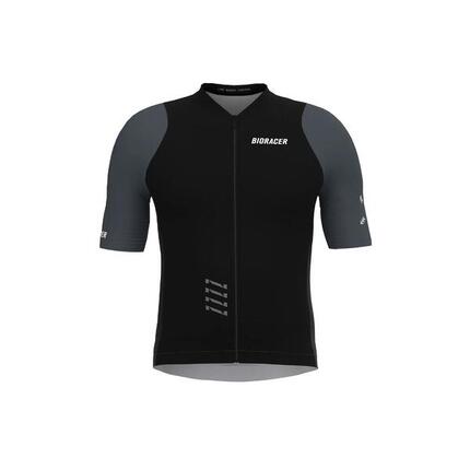 Maillot Cyclisme Manches Courtes Enfant - Icon Black/Anthracite