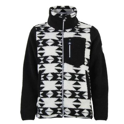Dames fleece met rits en borstzak peak mountain sherpa 350g