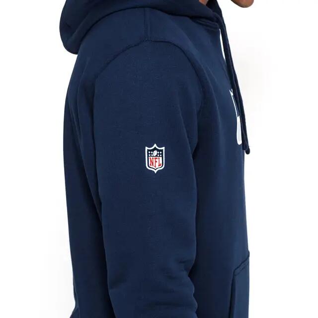 Sweat à Capuche NFL Seattle Seahawks New Era bleu marine 4/4