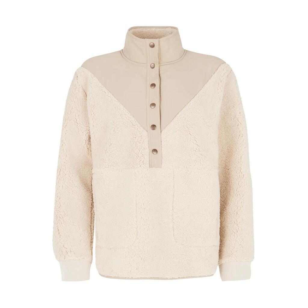 Women's 1/4 Buttoned Fleece Protest Cyber