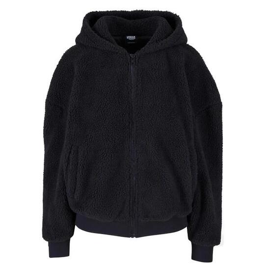 Sweatshirt à capuche zippé femme Urban Classics Oversize Sherpa