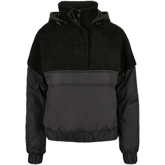 Fleece für Frauen Urban Classics sherpa mix pull over